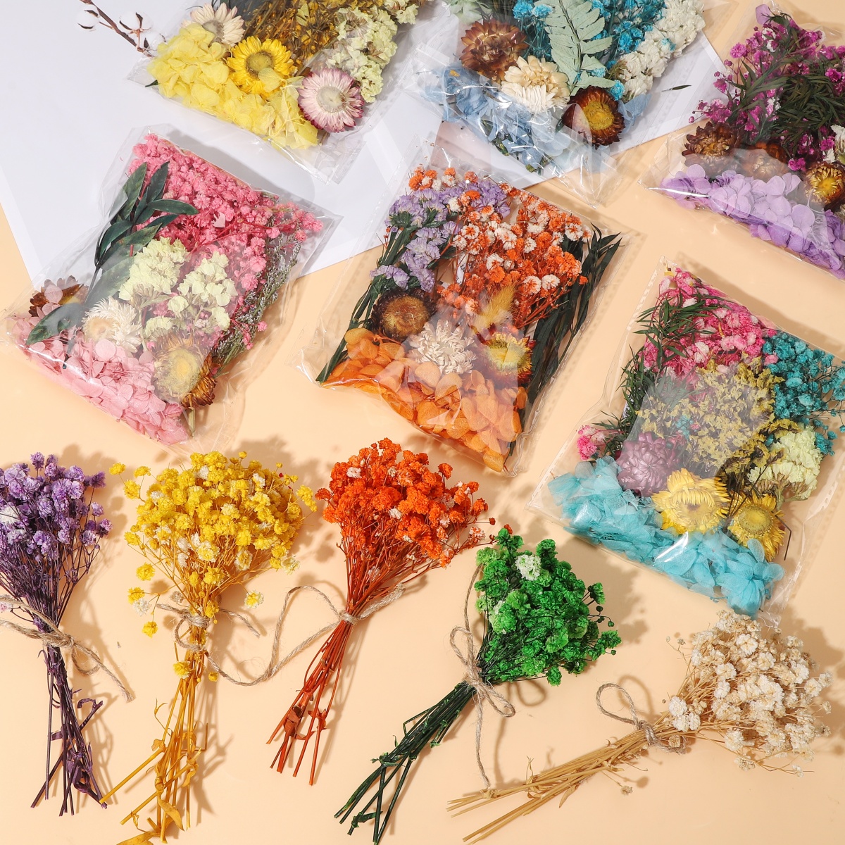 Dried Flower Bunch - 1 Pack Preserved Dried Flower DIY