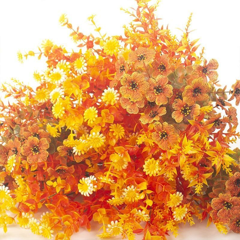 1Pcs Bundle Artificial Fall Fl - Dried Flower Bunch review and price